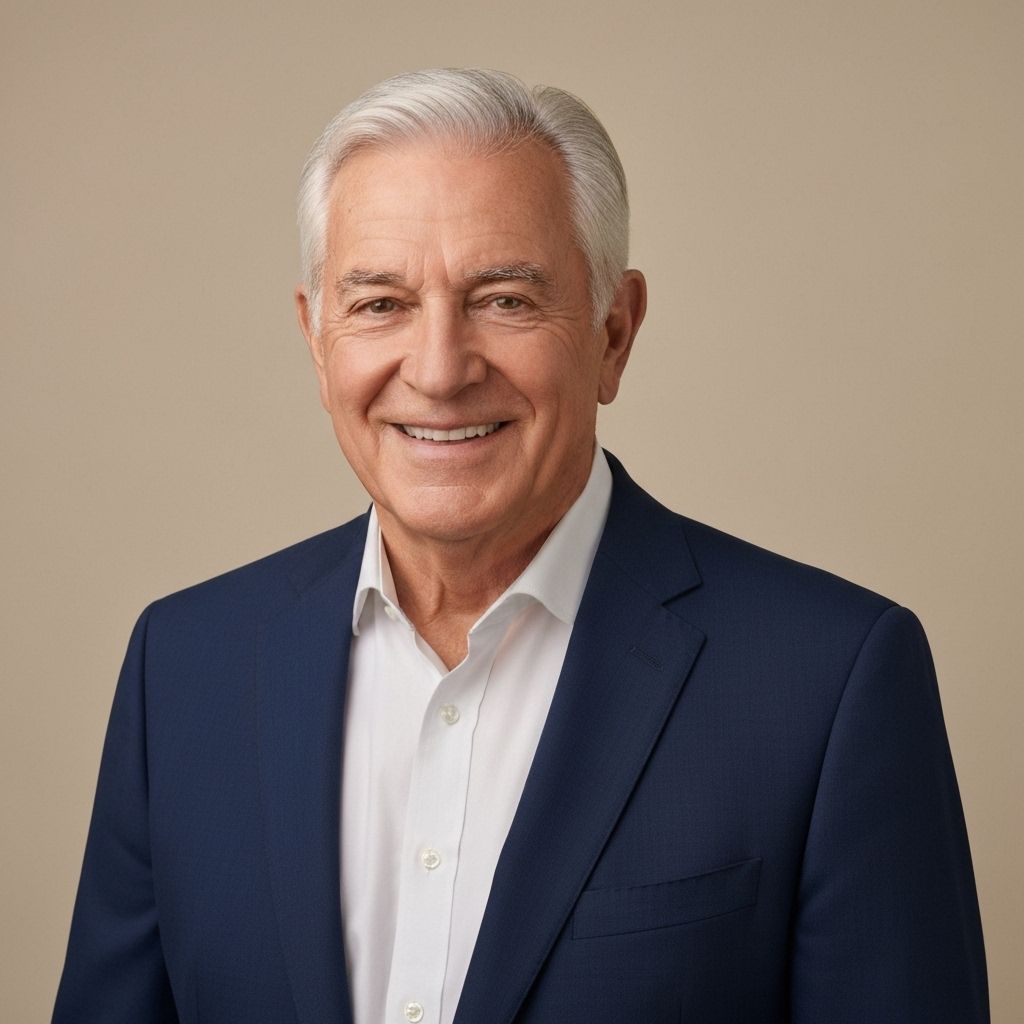 Confident senior adult